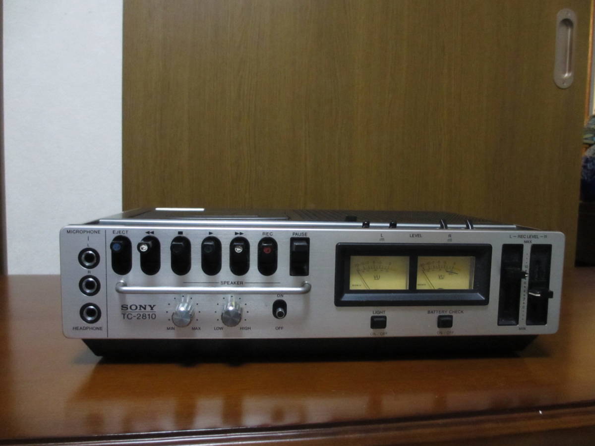 SONYデンスケ　カセットレコーダー　TC2810 SONY TC－2810 デンスケ SONYソニーTC－2810デンスケ