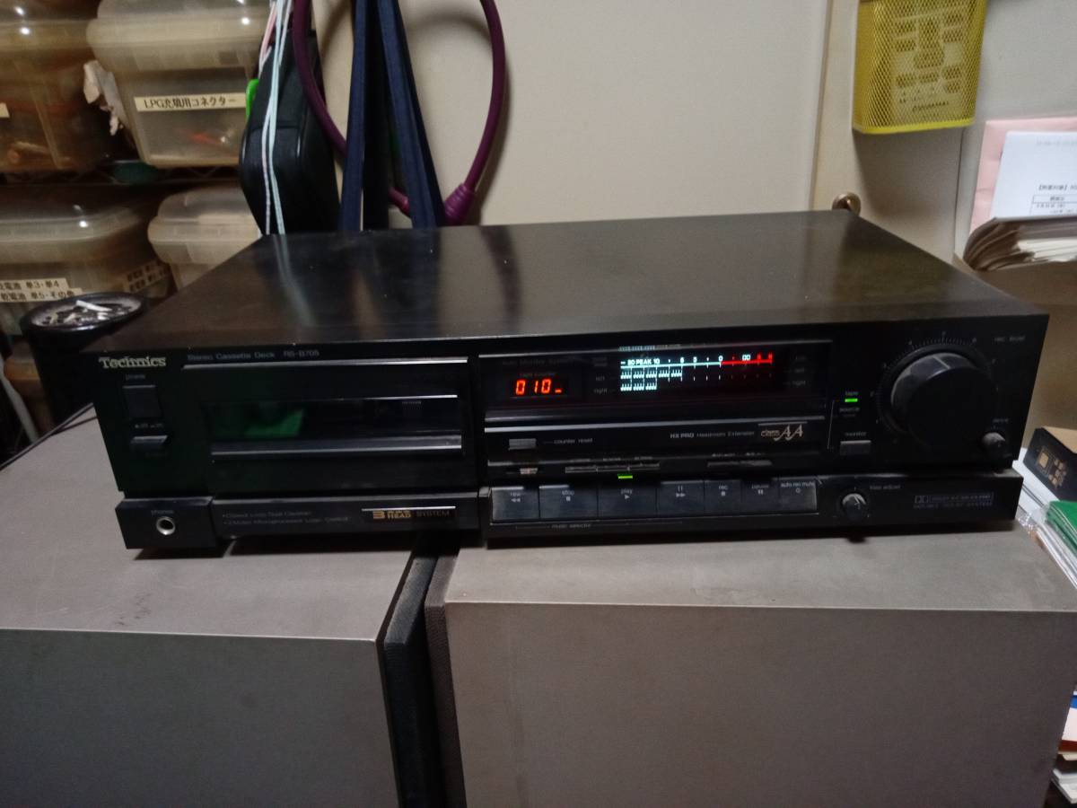 Technics RS-B705 カセットデッキ 説明書付き C】Technics RS-B705 カセットデッキ テクニクス 3189400 テクニクス