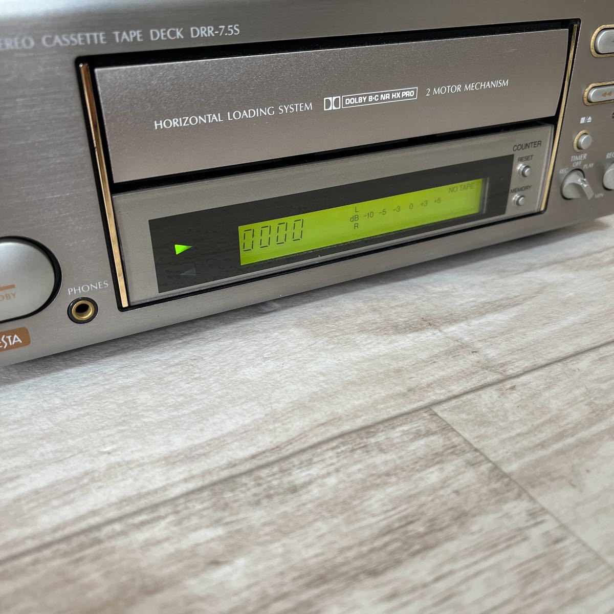 DENON カセットデッキ DRR-7.5S デノン DENON カセットデッキ デノン
