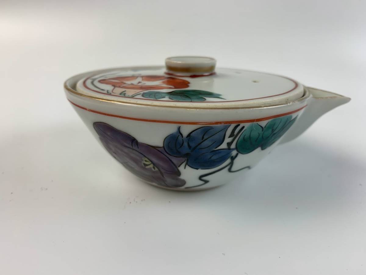 煎茶道具 茶器 和泉 造 本山 備前焼 般若心経 刻 泡瓶 茶具 九谷焼 在