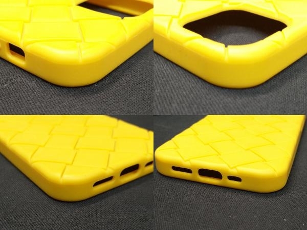 美品 BOTTEGA VENETA／IPHONE 12 PRO ケース／イエロー／ボッテガ