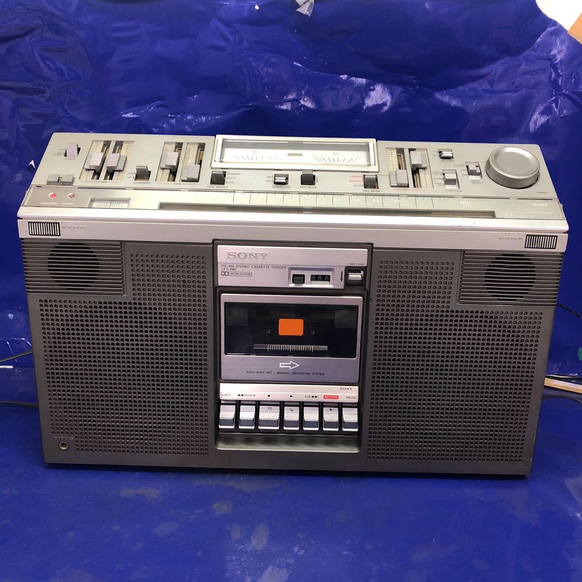 ソニーラジカセ CFS-686 レトロ