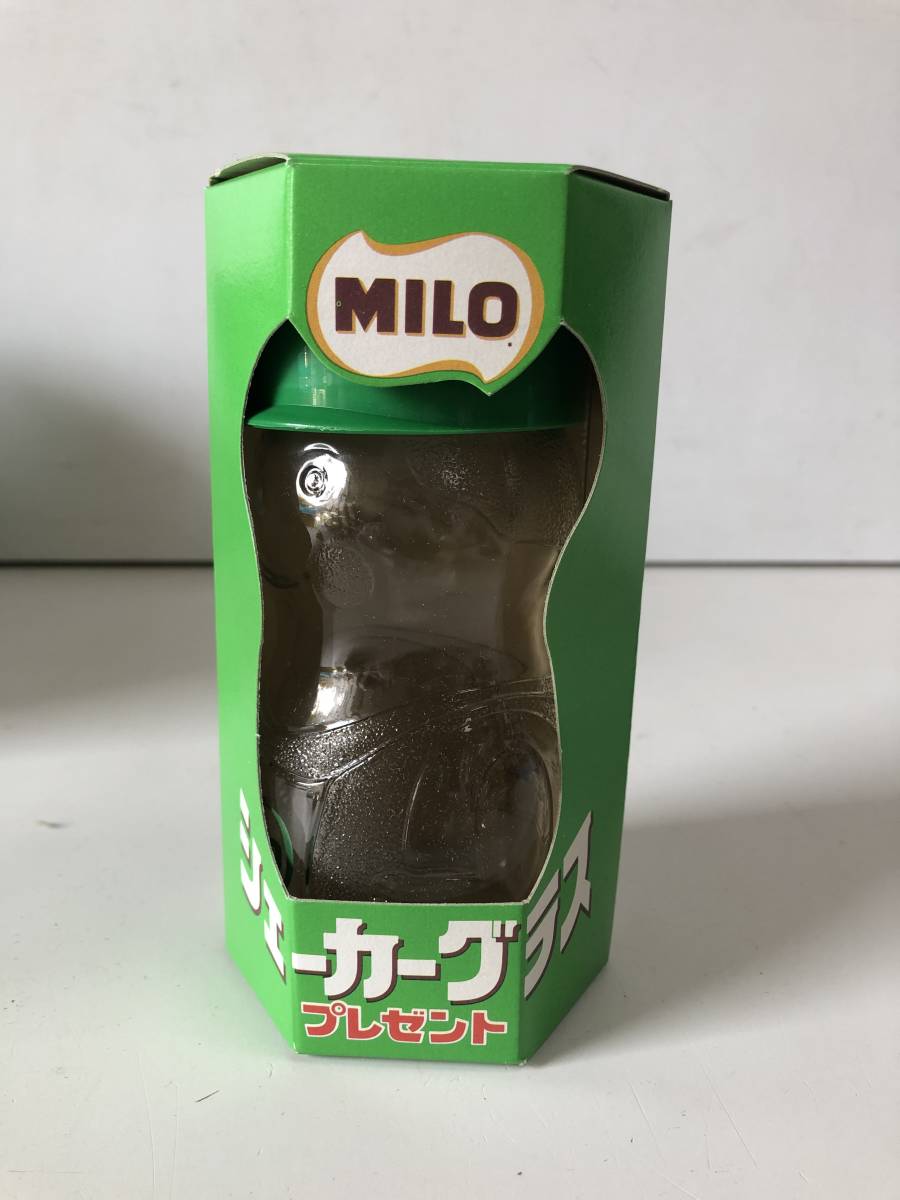 A新品◇MILO ミロ◇シェーカーグラス 非売品 ノベルティグッズ 昭和  