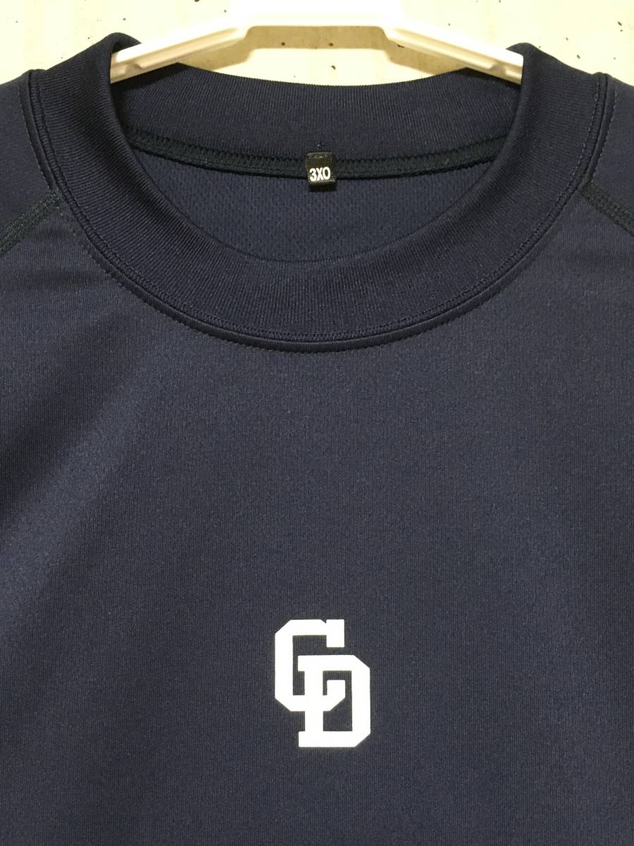 中日ドラゴンズ ネイビー Tシャツ - XO 支給練習着 Tシャツ（スポーツ