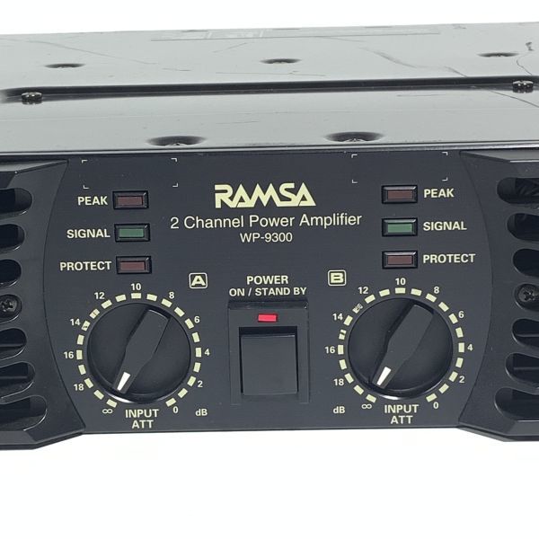 Panasonic WP-9300 RAMSA 2ch パワーアンプ オーディオ パナソニック