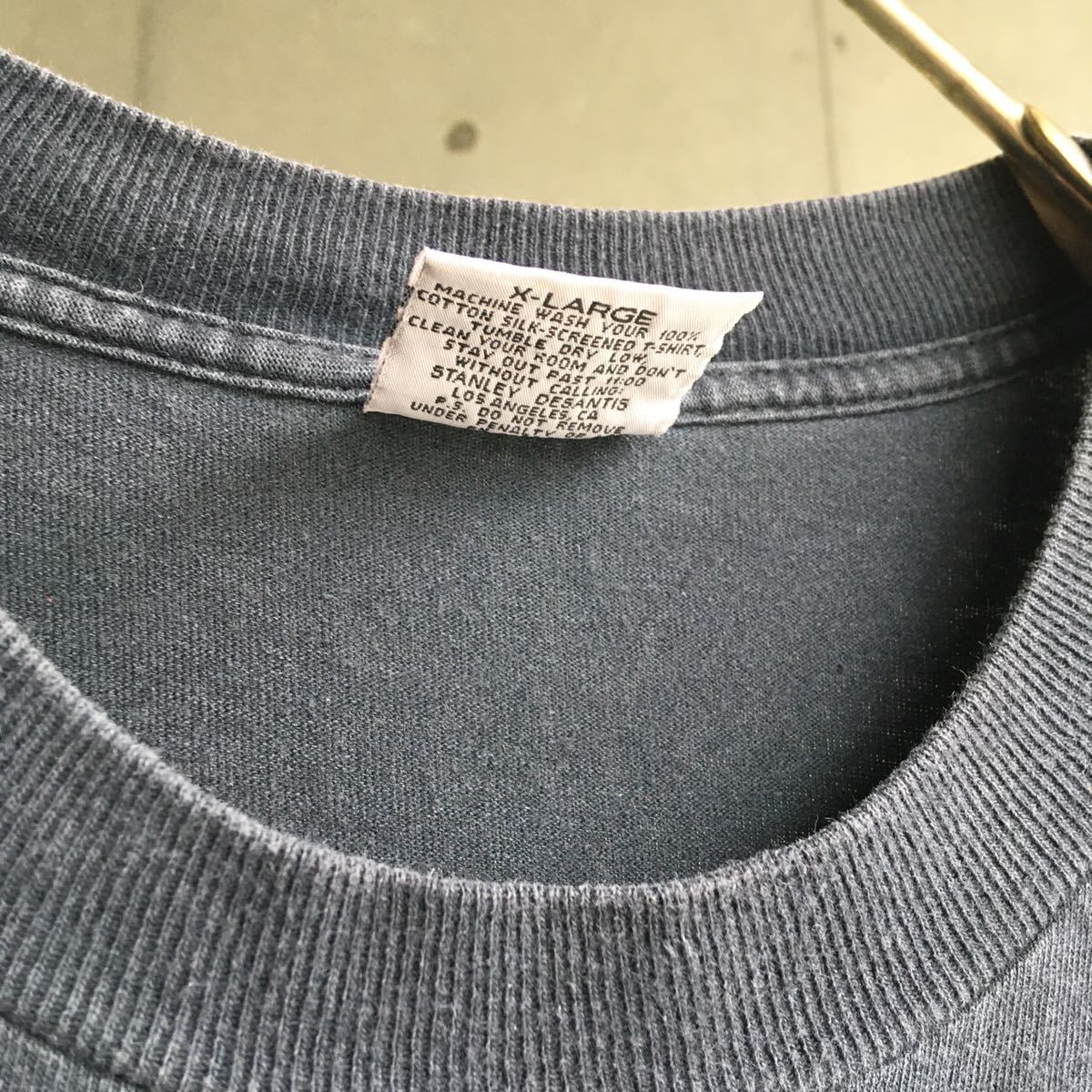 STANLEY DESANTIS / 90s/Budweiser/Tシャツ/XL/コットン/BLK/プリント 90s バドワイザー カエルプリントTシャツ/STANLEY DESANTIS USA製 XL