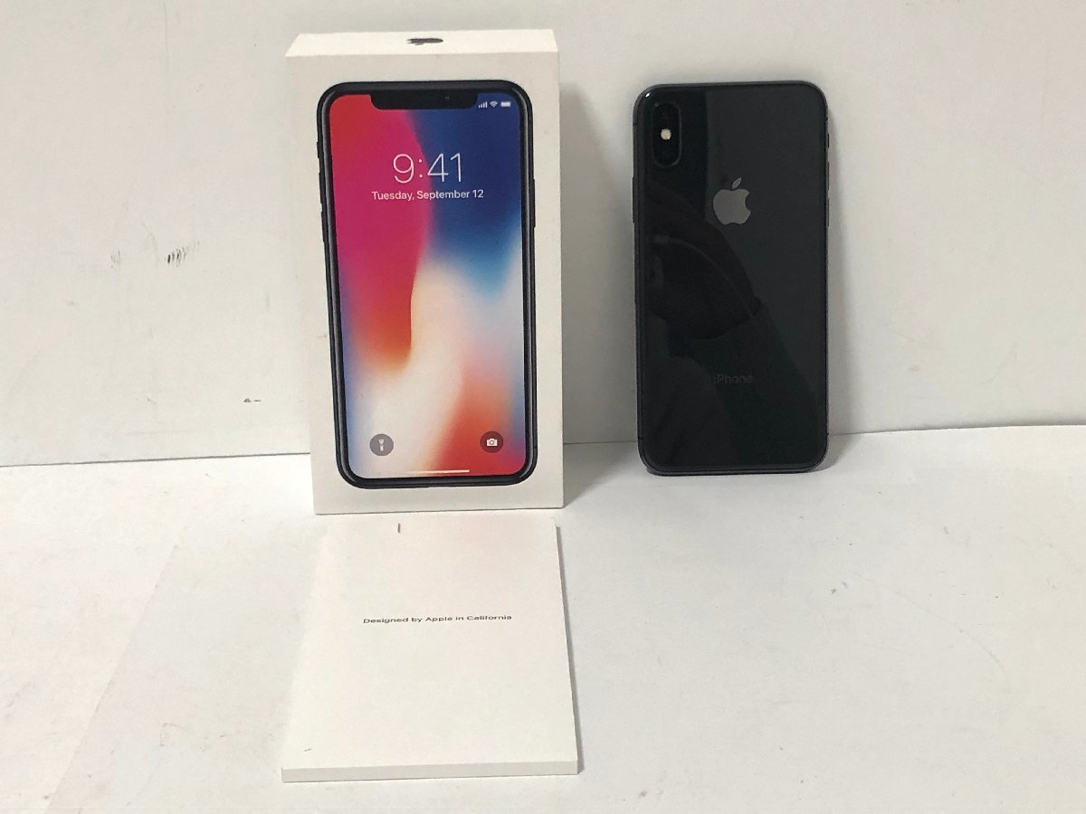 iPhone X Space Gray 256 GB docomo simフリー 256GB MQC12J⁄A iPhone 