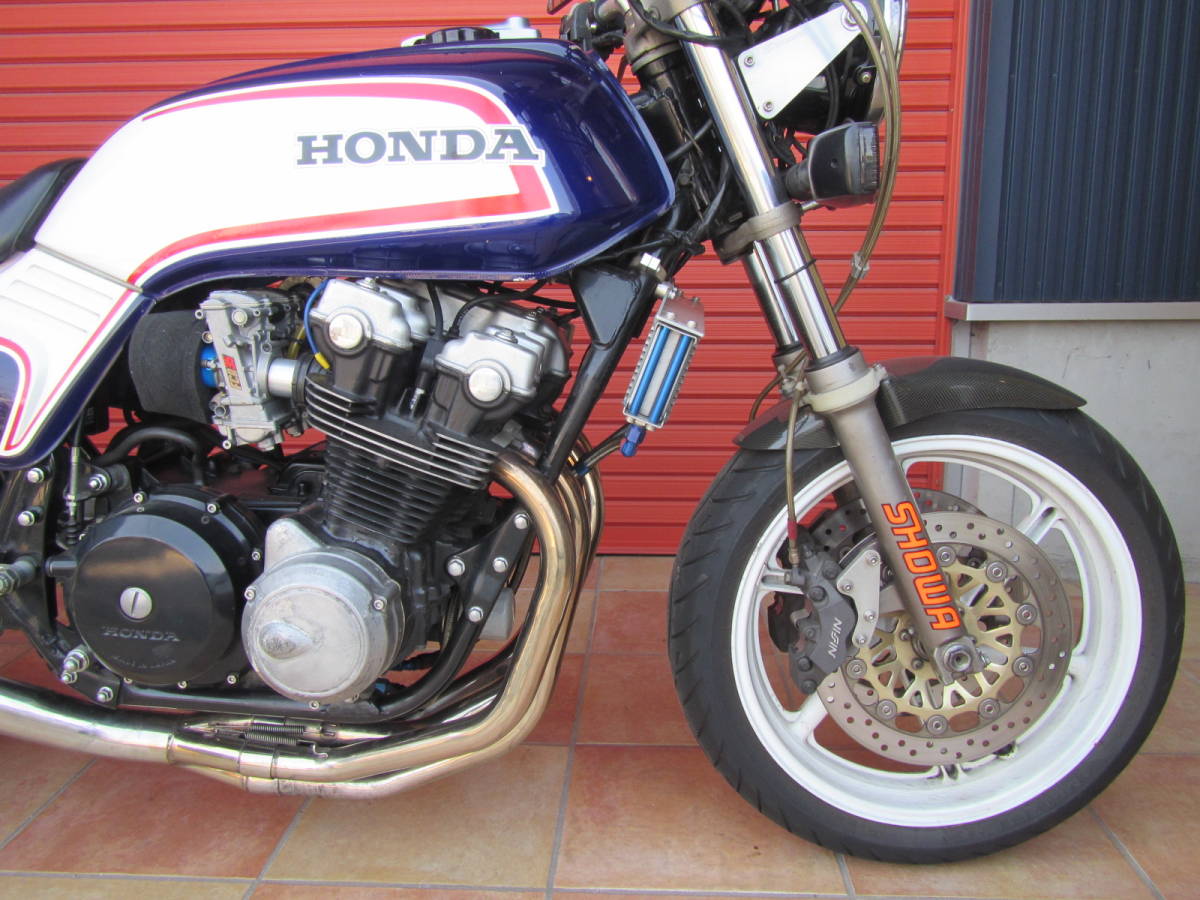 愛知県西尾市 HONDA ホンダ CB750FC FCR 青白 車検令和5年5月まで 取り 