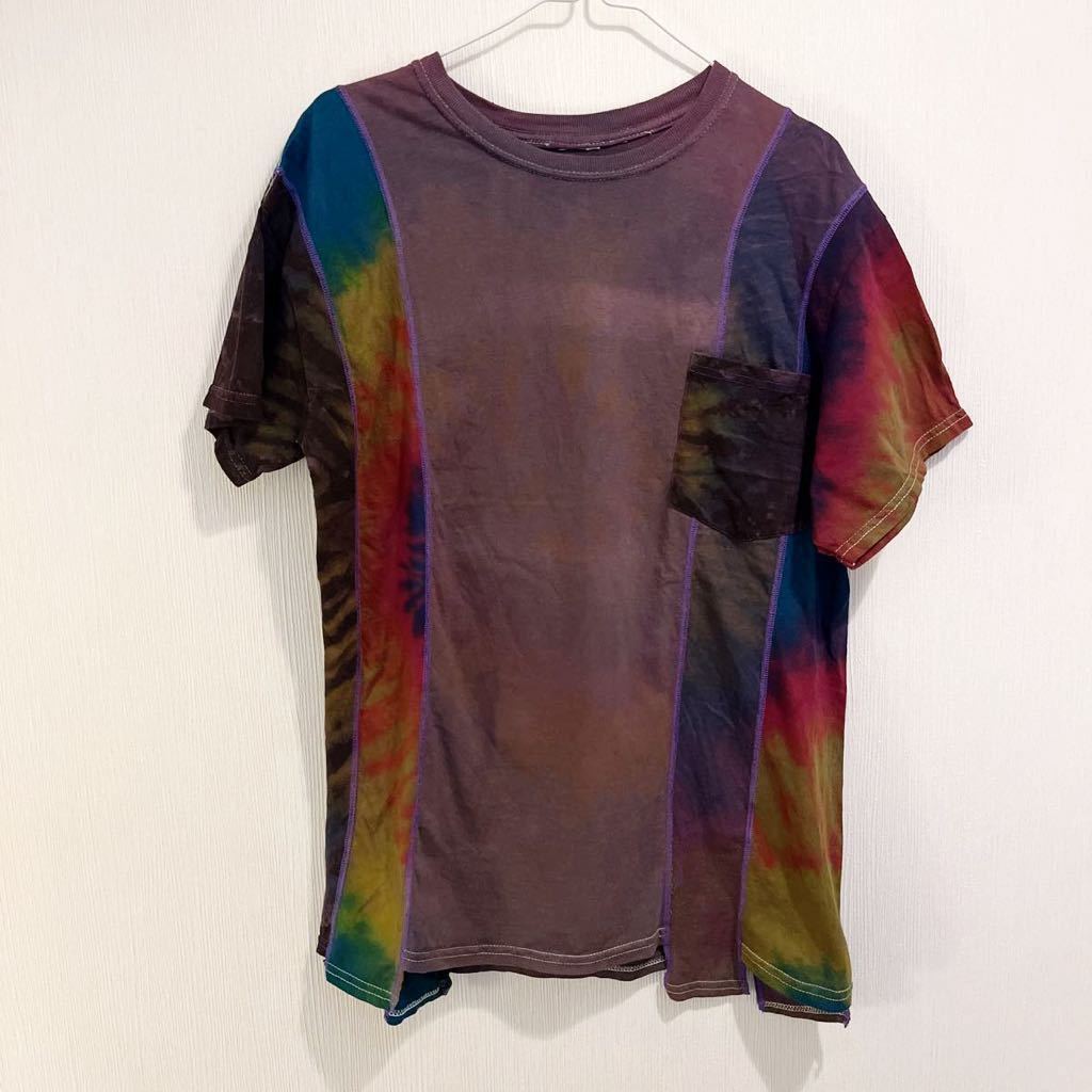Needles CHARCOAL TOKYO 別注 REBUILD 5CUT TYE-DYE T リビルド バイ 