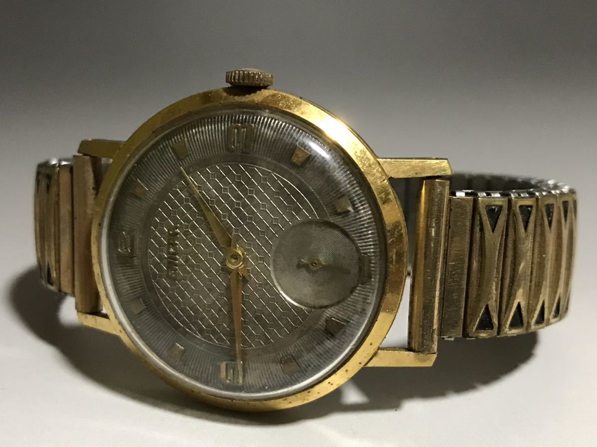 【1950s】ENICAR スモセコ OH済 ヴィンテージ腕時計 希少 アンティーク ENICAR ANTIMAGNETIC 100/65 CR スモセコ付き