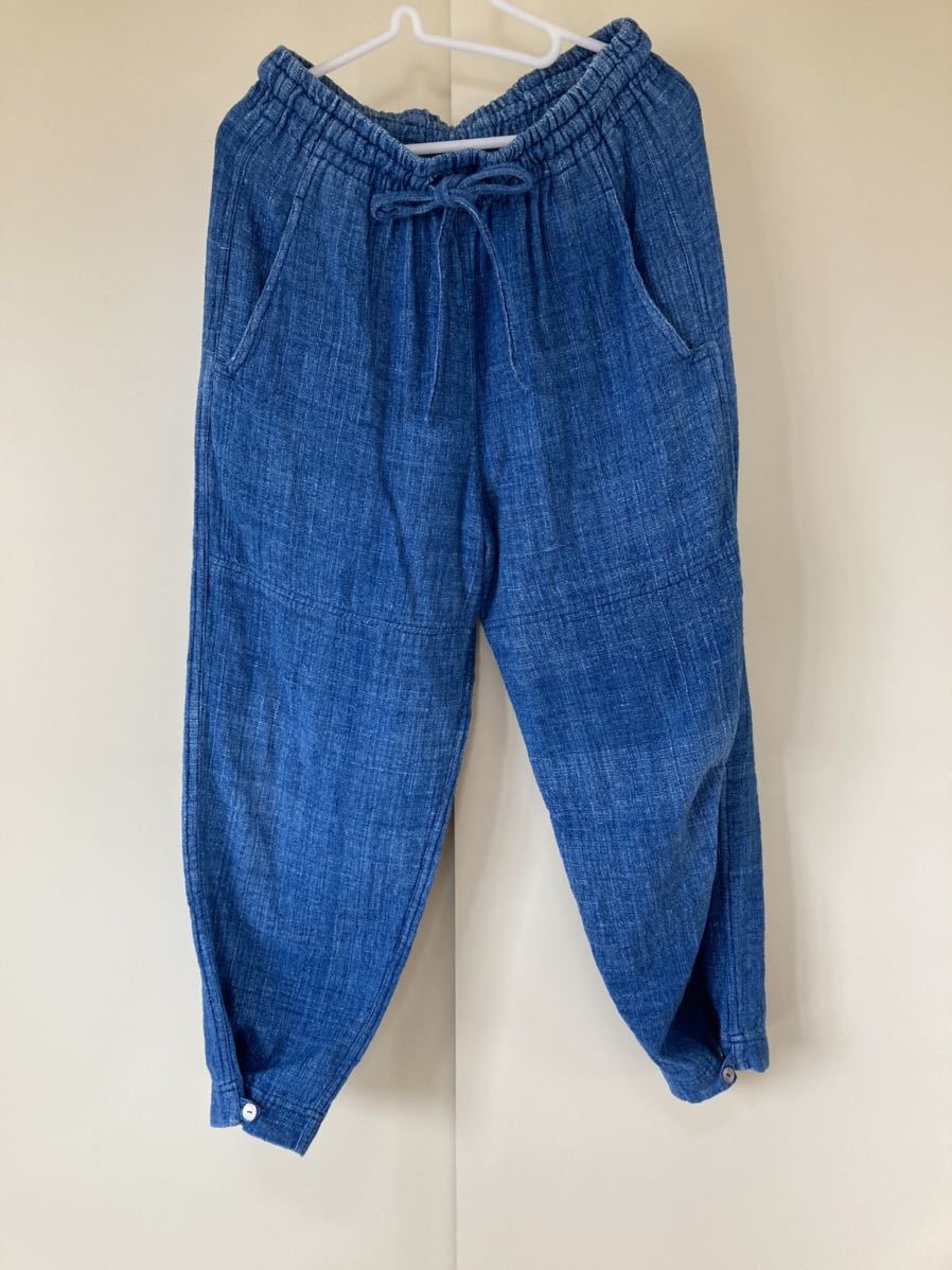 うさと 作務衣 パンツ 藍染め(Mサイズ)｜売買されたオークション  