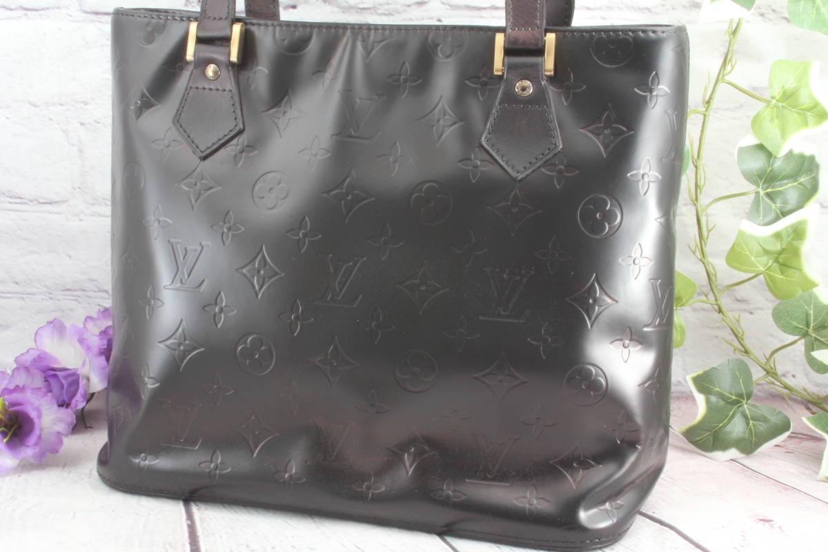  LOUIS VUITTON ルイヴィトン ヒューストン ハンドバッグ バッグ ヴェルニ モノグラム マット ブラック 黒 892(ハンドバッグ)｜売買されたオークション情報、yahooの商品情報をアーカイブ公開 - オ かばん、バッグ