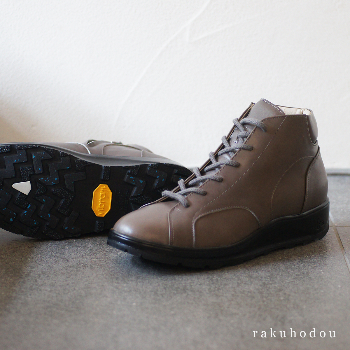 未使用 美品 ビブラム アークティック ソール 防滑 rakuhodou 本革 