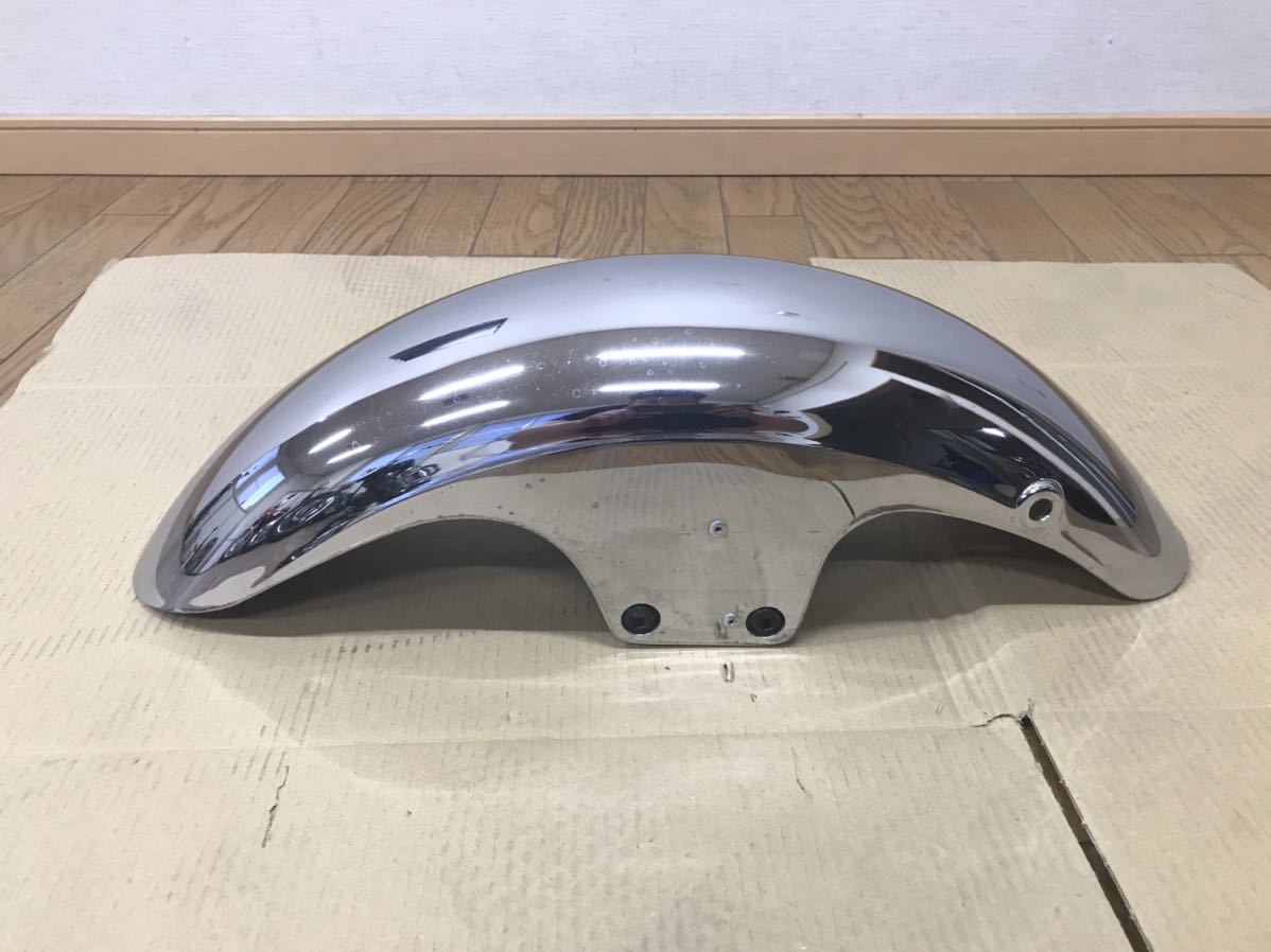 ○ カワサキ ゼファー750RS ZR750C メッキフロントフェンダー