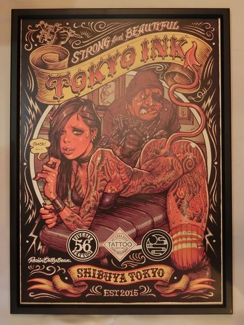ロッキンジェリービーン TOKYO INK ポスターフレーム付 Rockin Jelly