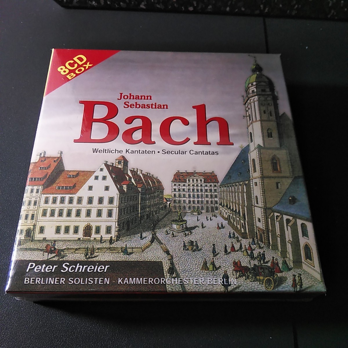 d（未開封、8CD）シュライアー バッハ 世俗カンタータ集 Schreier Bach 