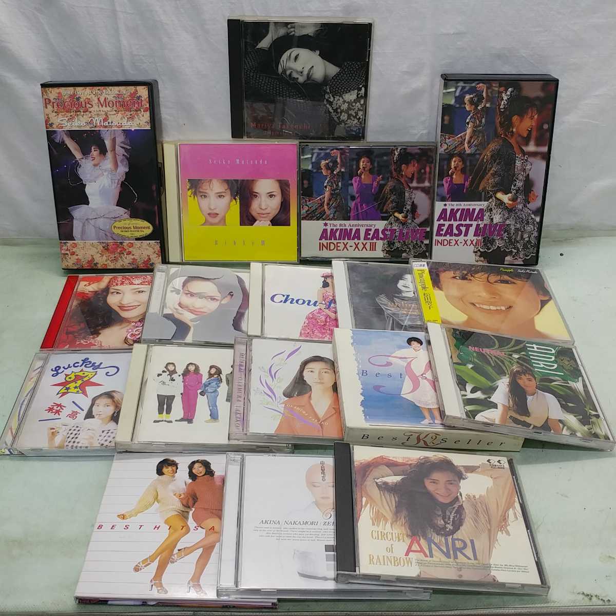豊富な，人気 大量セット 昭和アイドル 昭和ポップス CD/VHS まとめて セット 中森明菜/松田聖子/竹内まりや/小泉今日子/ピンクレディー/ANRI 80年代(ジャパニーズポップス)｜売買されたオークション情報、ya その他