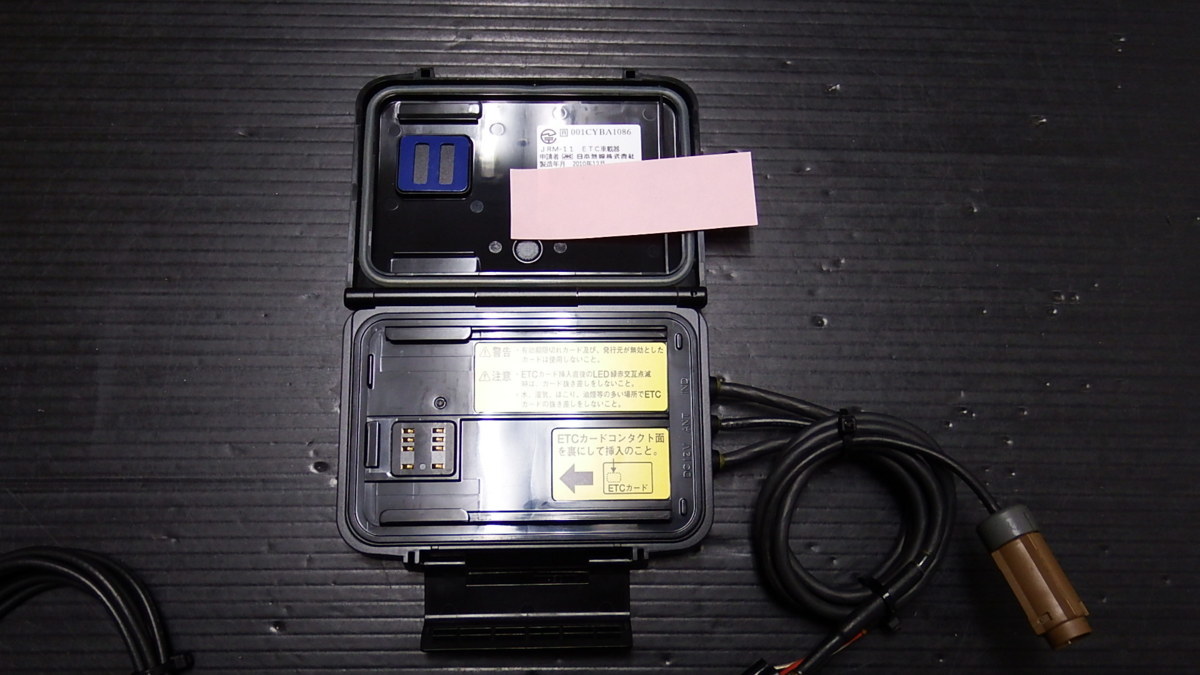 即決 ETC 日本無線 JRM-11 セットアップ済 テスターにて動作確認済 美品