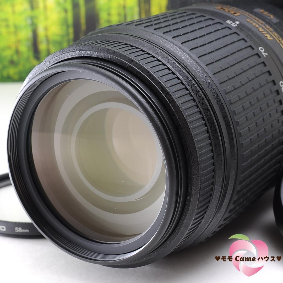 Nikon AF-S 55-300mm　ズームレンズ　手振れ補正付き Nikon AF-S 55-300mm☆超望遠＆手振れ補正つき♪2569-1 AF-
