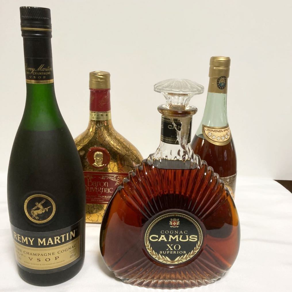 新品未開封 ブランデー6本セットまとめ売り ☆未開封3本未定1