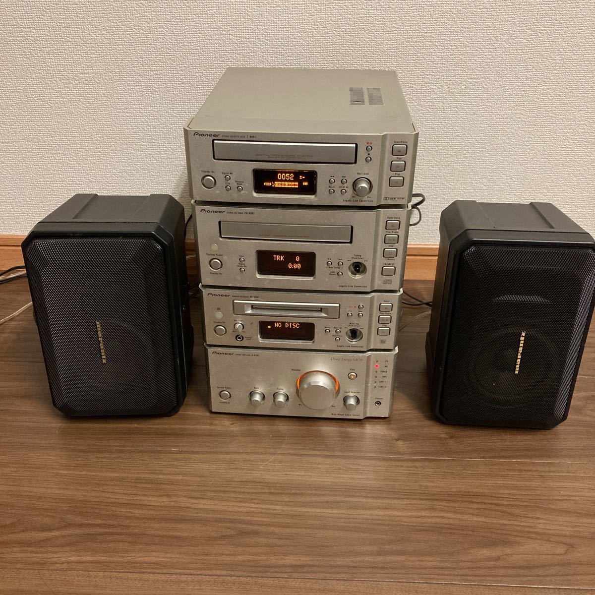 パイオニアPD-N901/MJ-N901/A-N701/T-N901 中古品，PIONEER ミニコンポ A-N701 MJ-N901 PD-N901 T-N901 サウンド