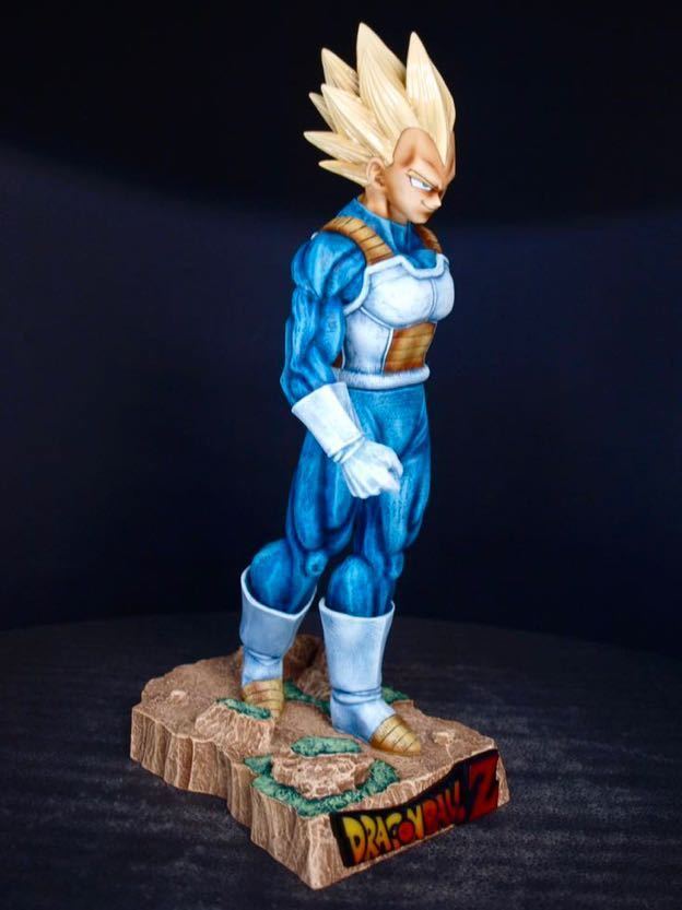 ドラゴンボールZ 超サイヤ人 ベジータ フィギュア リペイント ロゴ入り