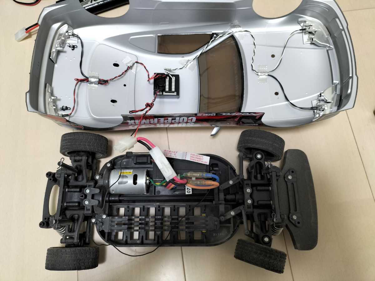 タミヤ ラジコン フルセット ドリフト TT01 電飾付 ボディ 4駆 tt02 YD