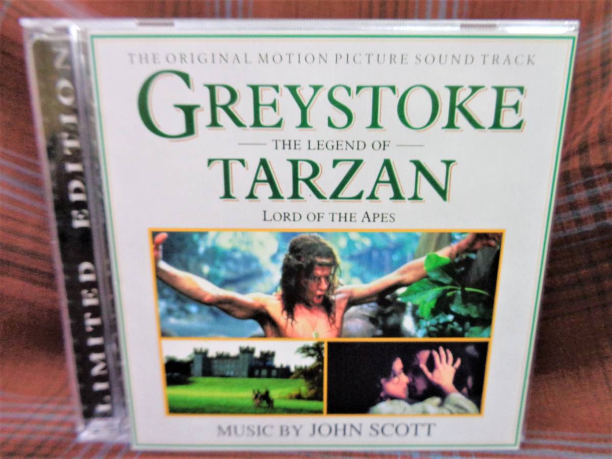A#2043◆サントラ◆ グレイストーク ターザンの伝説 ジョン・スコット 3000枚限定 Greystoke Legend Of Tarzan Lord Of The Apes LLLCD1144