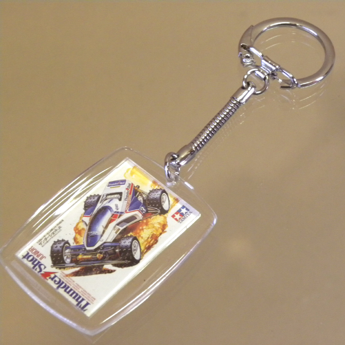 未使用 新品】1990年代 当時物 タミヤ ミニ四駆 キーホルダー サンダー 