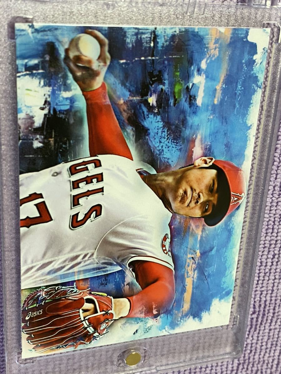 25枚限定 大谷翔平 アート カード 2020 QWASIAN 青 エンゼルス