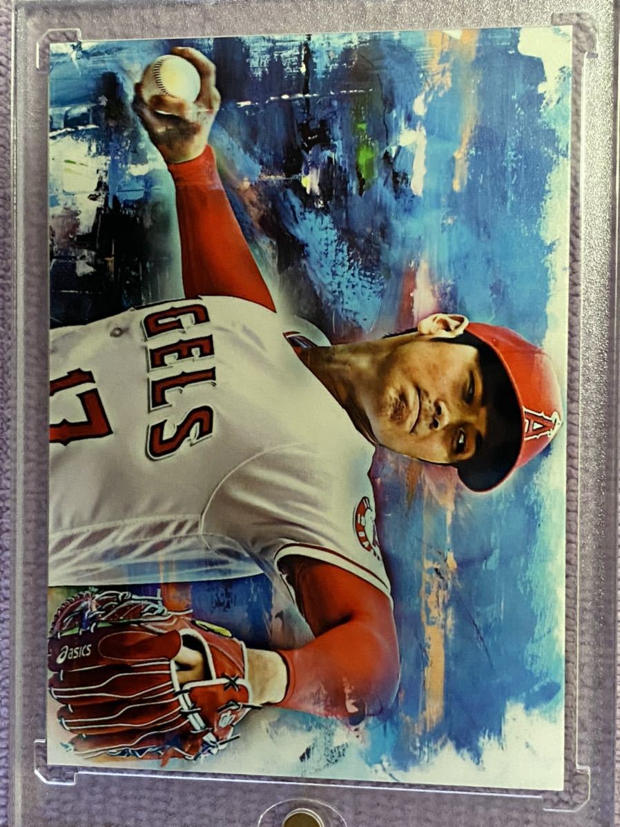 25枚限定 大谷翔平 アート カード 2020 QWASIAN 青 エンゼルス