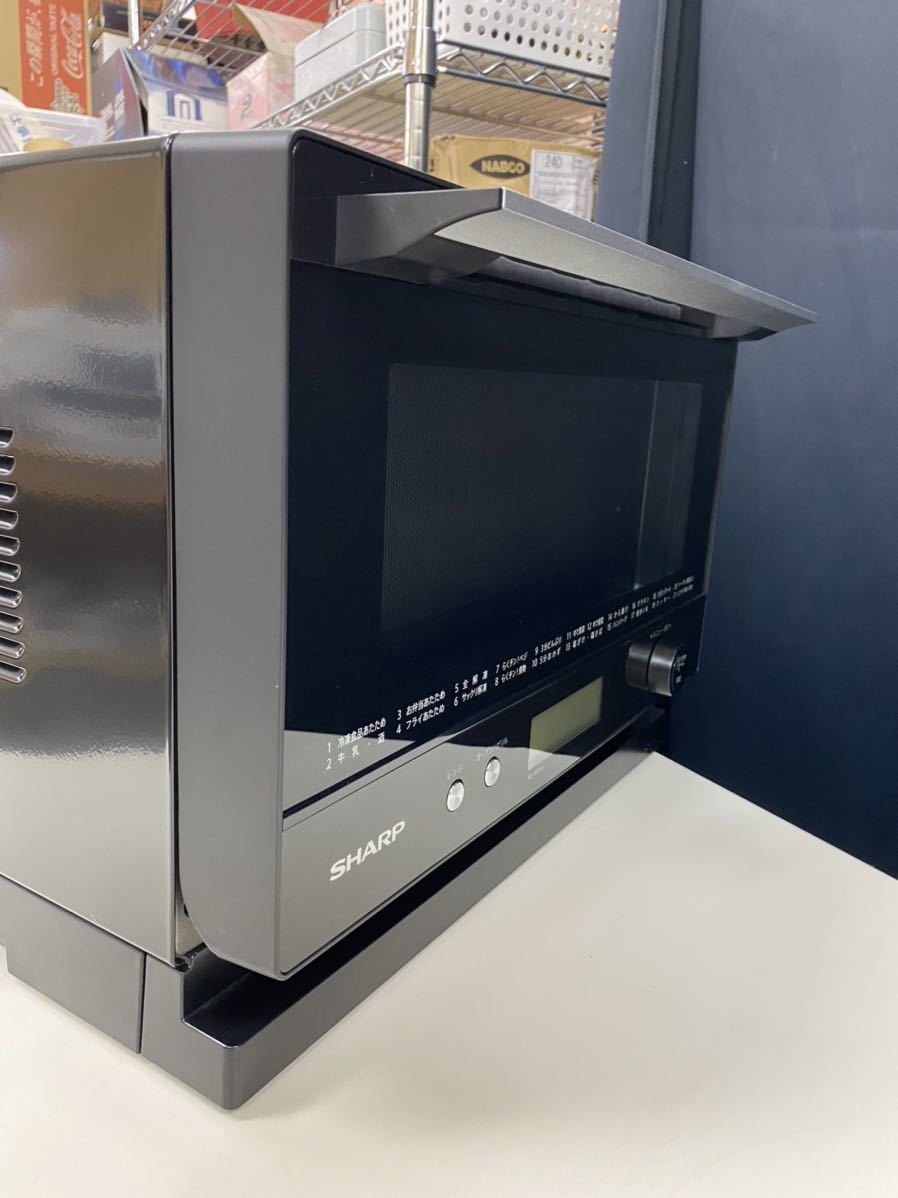 SHARP シャープ オーブンレンジ RE-WF181-B ブラック 2021年製 動作 