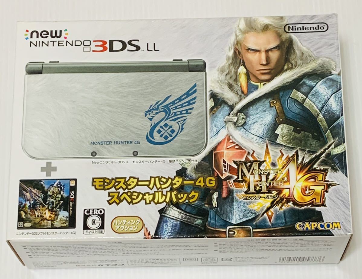  品 New ニンテンドー 3DS LL モンスターハンター4G スペシャルパック 品 任天堂 モンハン CAPCOM 1円スタート(ニンテンドー3DS LL本体)｜売買されたオークション情報、yahooの商品情報をアーカイブ ニンテンドー3DS LL本体