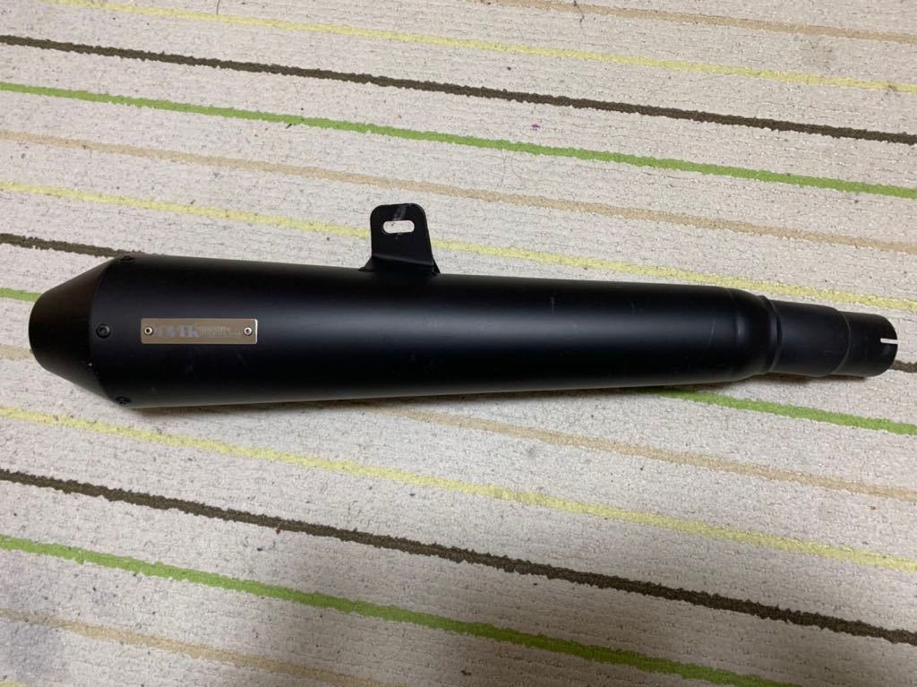 ☆オーバーレーシング☆OVER☆SSメガホンマフラーBLKスリップオン  