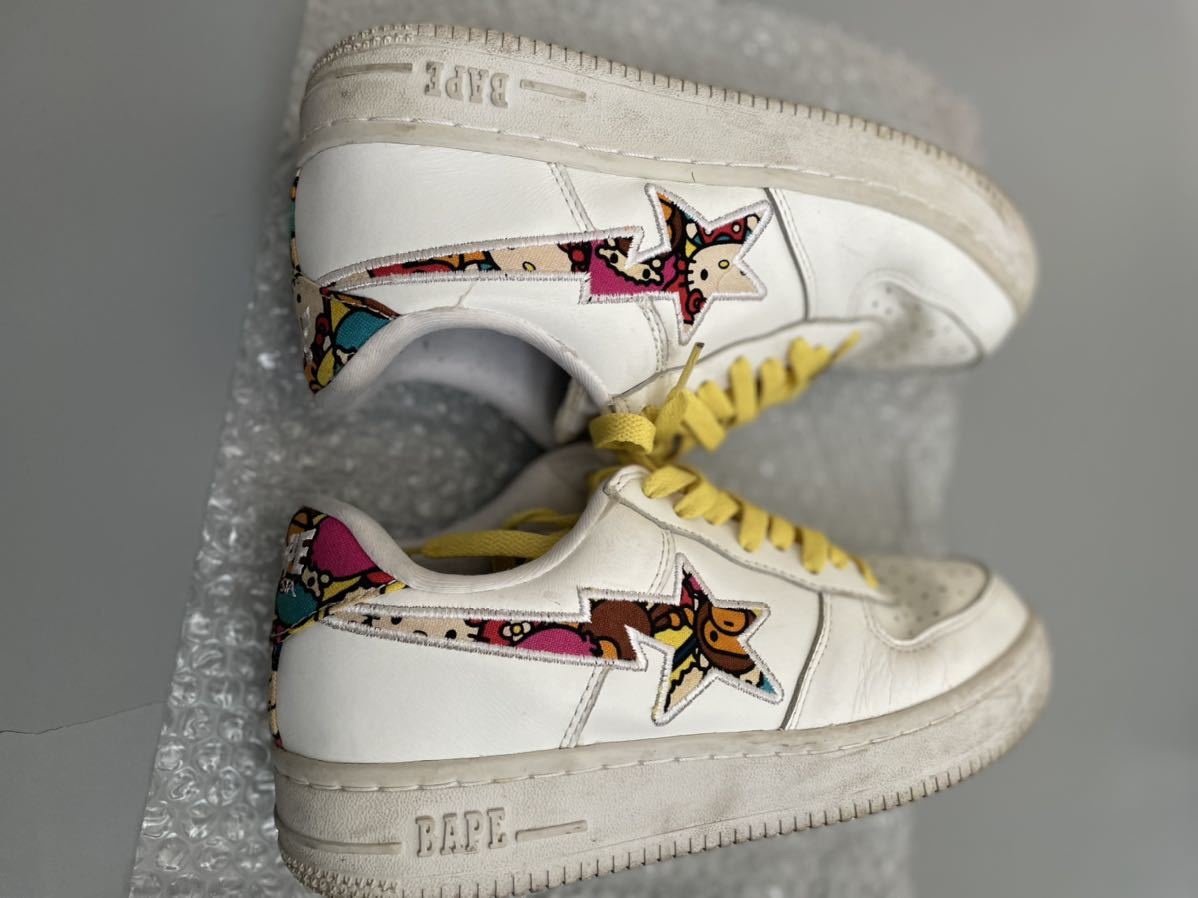 A BATHING APE マイメロコラボスニーカー A BATHING APE サンリオコラボスニーカー A BATHING APE マイメロ