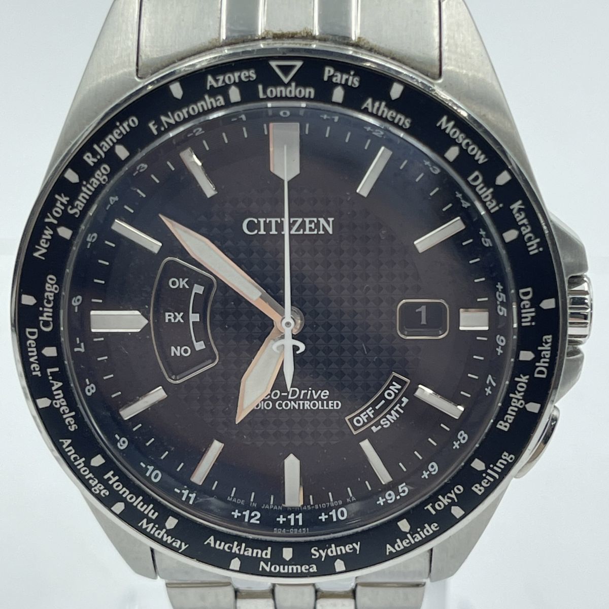 I116-U22-1342◎ CITIZEN シチズン ECO-Drive エコドライブ H145 