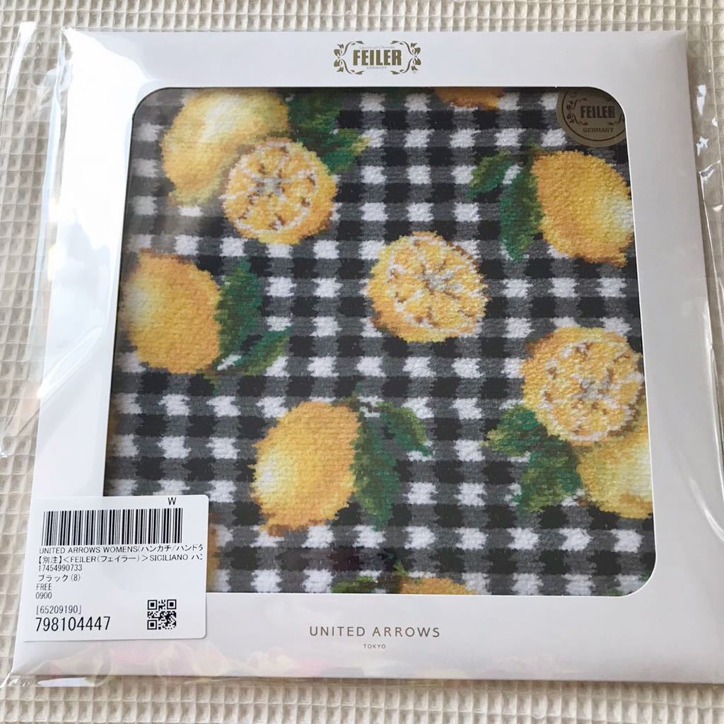 フェイラー 新品 ハンカチ ユナイテッドアローズ別注 シチリアーノ