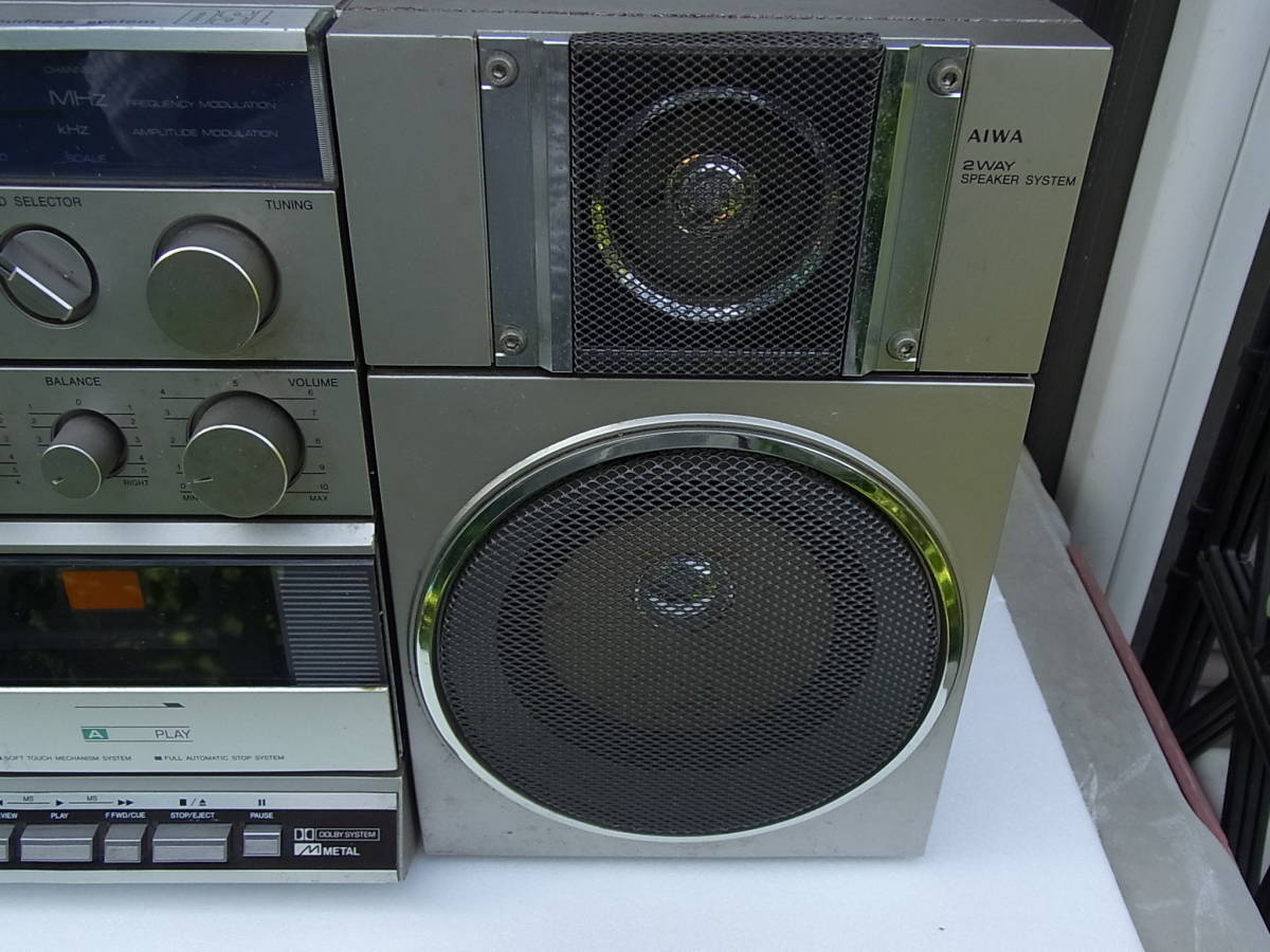 AIWA アイワ CA-W1 - ラジカセ Yahoo!オークション ダブルラジカセ