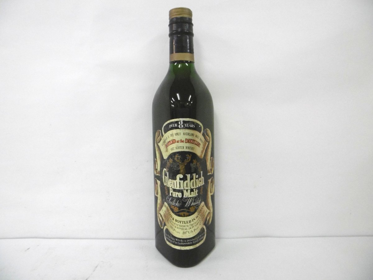 古酒 未開栓 Glenfiddich グレンフィディック 8年 Pure Malt ピュア