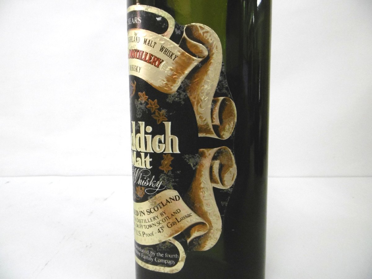 古酒 未開栓 Glenfiddich グレンフィディック 8年 Pure Malt ピュア