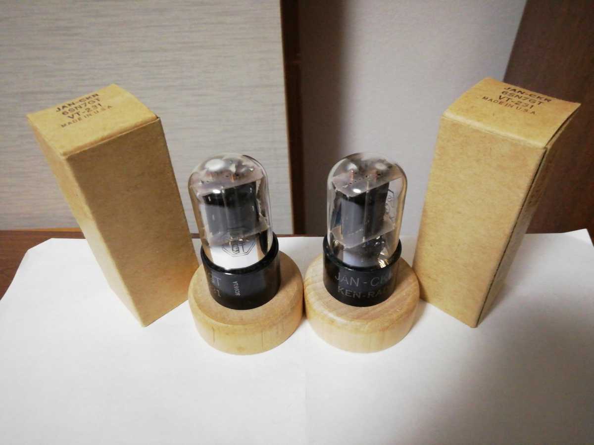 人気，品質保証 KEN-RAD 6SN7GT VT-231 傍熱型電圧増幅用双三極管 2本組 良品 軍元箱付(真空管)｜売買されたオークション情報、yahooの商品情報をアーカイブ公開 - オークファン 真空管