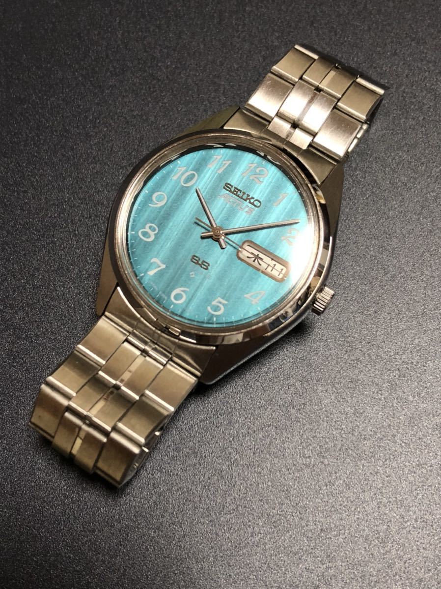 美品・稼働 SEIKO セイコー 6306-7010 アクタス 自動巻き 腕時計 売れ筋商品 セイコー アクタス ACTUS ss SEIKO 腕時計 6306-7010 希少