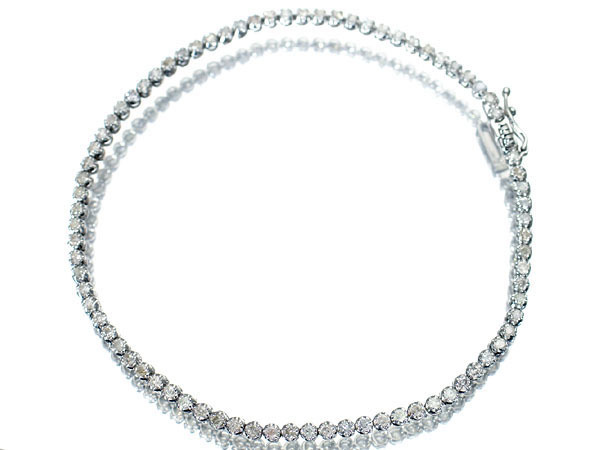 1円～【ジュエリー極】上品な輝き！天然ダイヤモンド1.00ct 高級K18WG