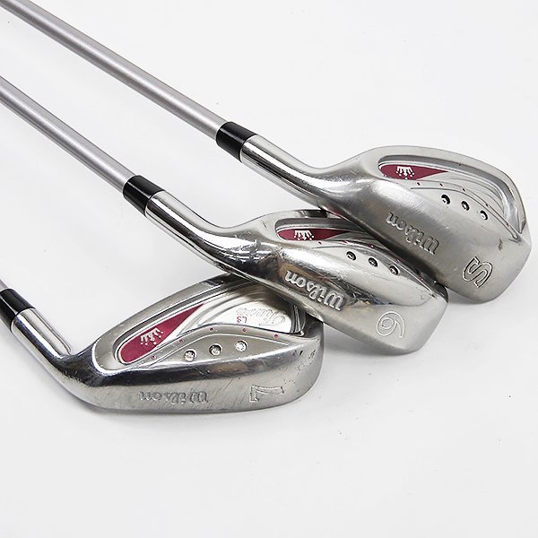 Wilson tiara ゴルフクラブ 7本セット ピンク Wilson ウィルソン Tiara