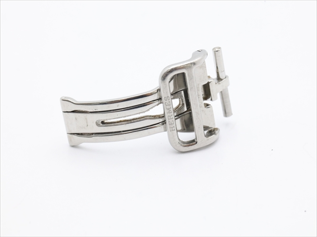 1円 良品 エルメス 純正尾錠 バックル 16mm シルバーカラー メンズ 
