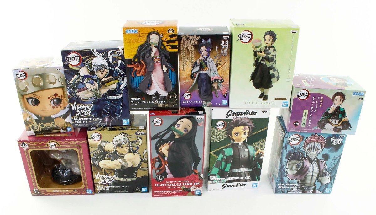 中古・一部未開封】鬼滅の刃 プライズフィギュア まとめセット 禰豆子 