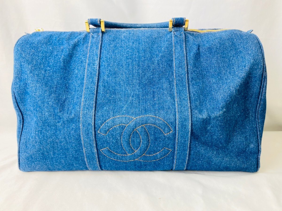 ネット買付 シャネルノベルティデニムボストンバッグ 【公式通販】