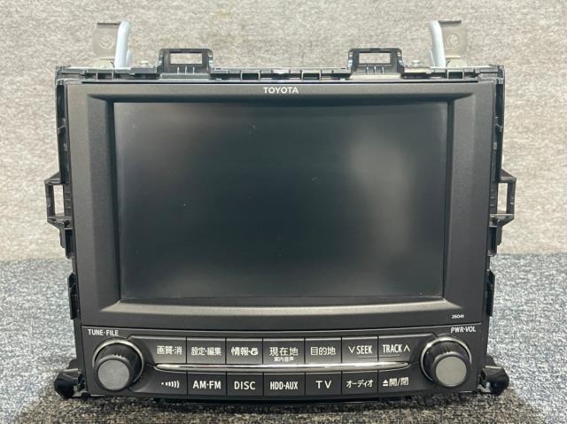 アルファード DBA-GGH25W 純正 ナビ 26041 86100-58044 135001