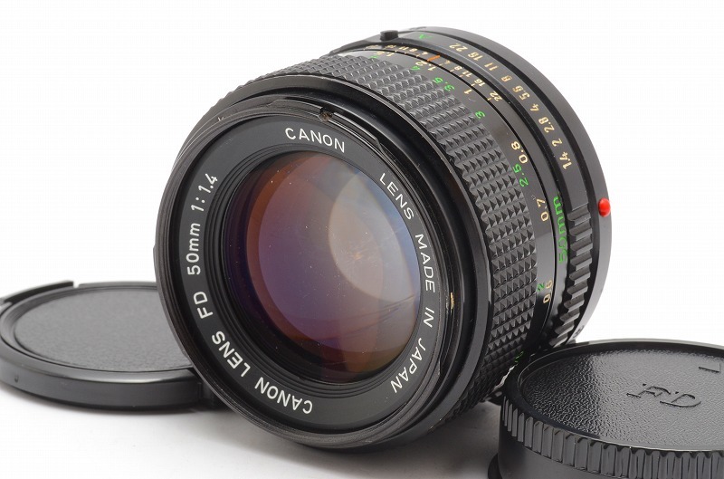 ○きれいな外観☆1.4の明るい単焦点○キャノン Canon New FD 50mm F1.4