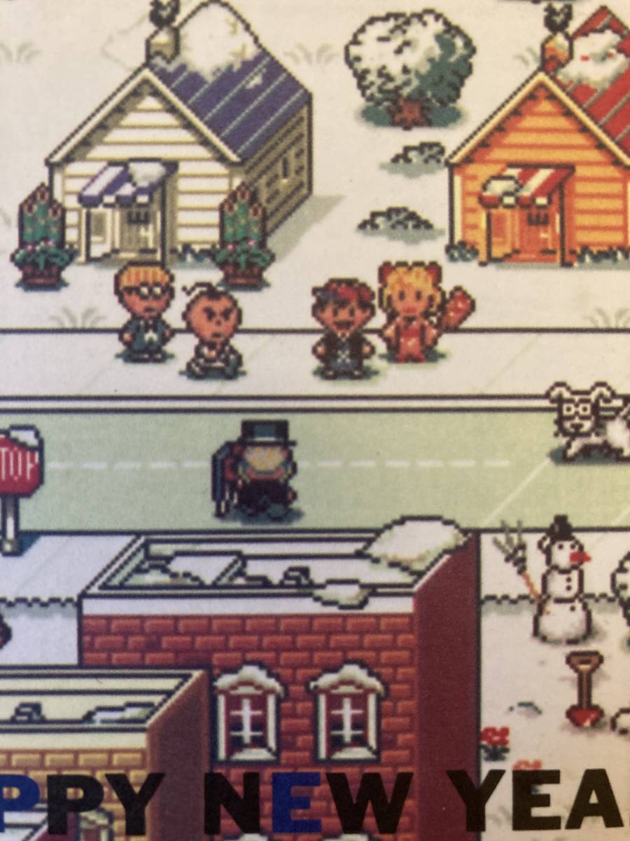 Mother2 ギーグの逆襲 プレミア 限定 懸賞 年賀はがき 年賀 ハガキ 電撃nintendo64 レア ネス ポーラ ジェフ プー イラスト 色紙 テレビゲーム 売買されたオークション情報 Yahooの商品情報をアーカイブ公開 オークファン Aucfan Com